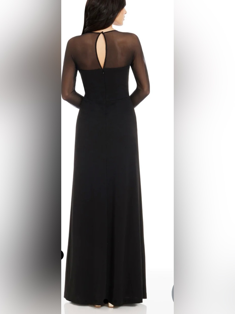 Dress the Population Black Long Sleeve women’s Evening Dress - Picture 3 of 6